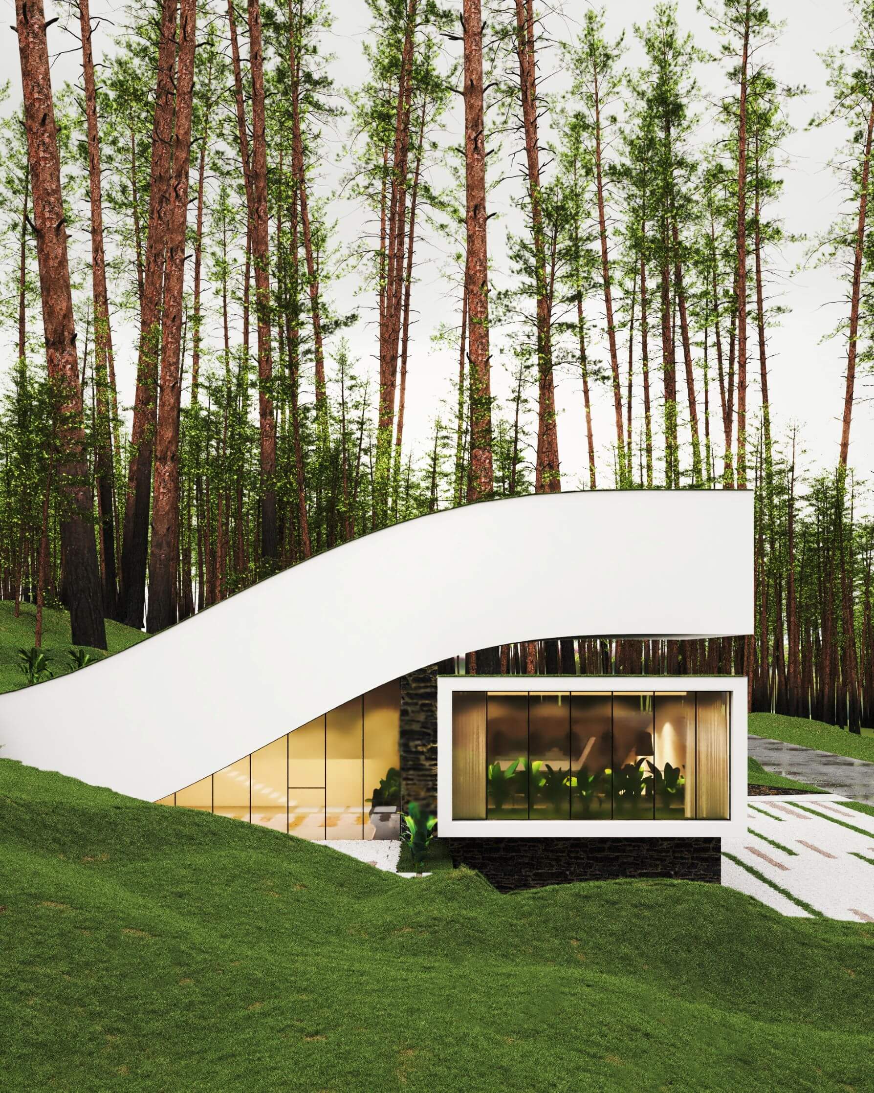 hillside villa